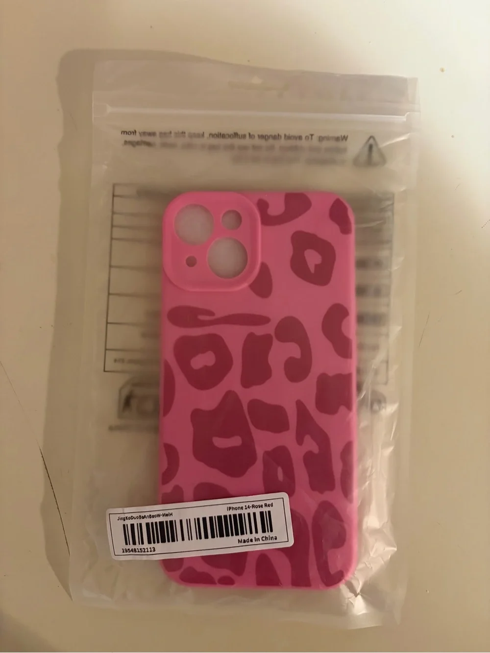 Pink Leopard Print Phone Case - Unbranded Stylish Protective Cover
